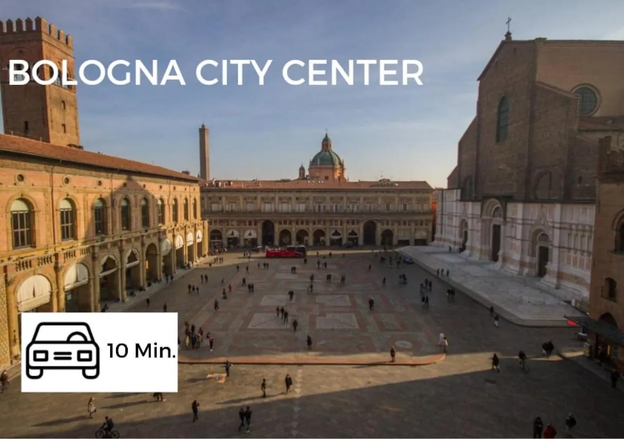 Sky Loft Airport - Modern Apt 1St Floor Apartment Bologna